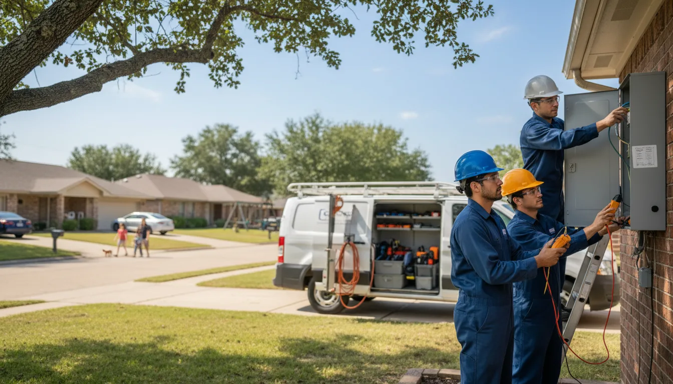 Certified electrician providing emergency electrical services in May, ID